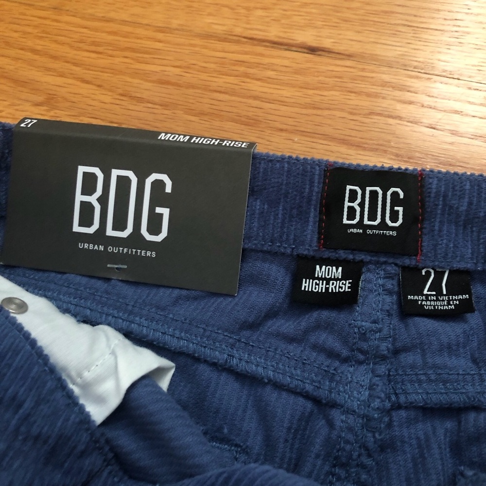 BDG Corduroy Blue Jeans - Picture 3 of 4